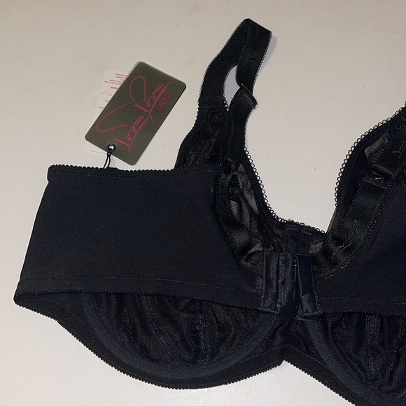 🆕 Love Love “Ornella” Black Underwire Bra - Size 46DD / DD46 - Picture 7 of 9